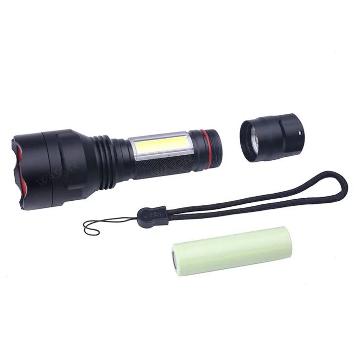 Upgraded outdoor emergency lighting strong light high power heavy duty led torches durable waterproof C8 camping flashlight kits