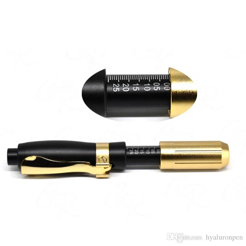 Gold Black Needle Free Mesotherapy Injector Injection Sprayer High Pressure No Needle Anti Wrinkle Hyaluronic acid Pen