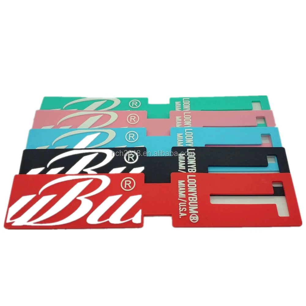 silicone baggage custom luggage tag