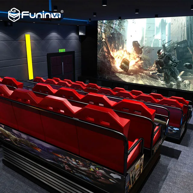 
FuninVR High quality 4d 6d 8d 10d cinema truck mobile 5d 7d 12d cinema equipment simulator for sale 
