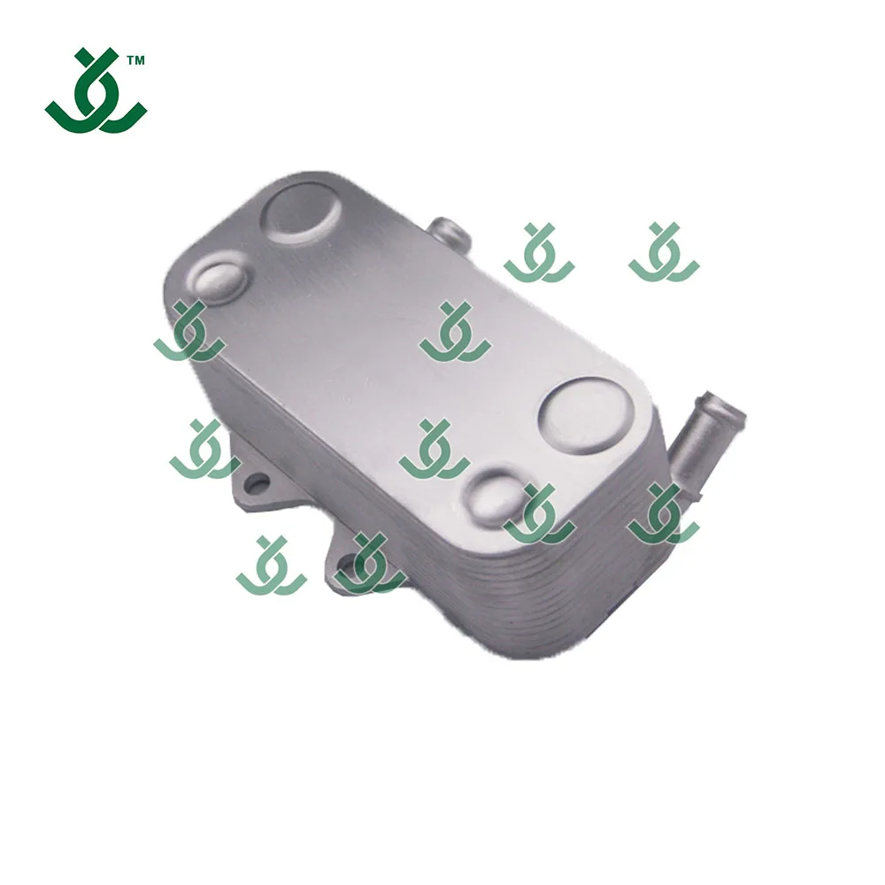 Aluminium engine parts oil cooler 59 890 70 121 for Opel