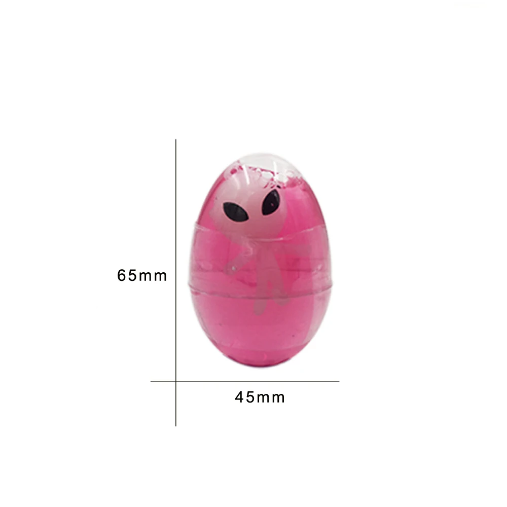 4.5*6.5cm Crystal Egg Alien Putty Jelly Slime Toy