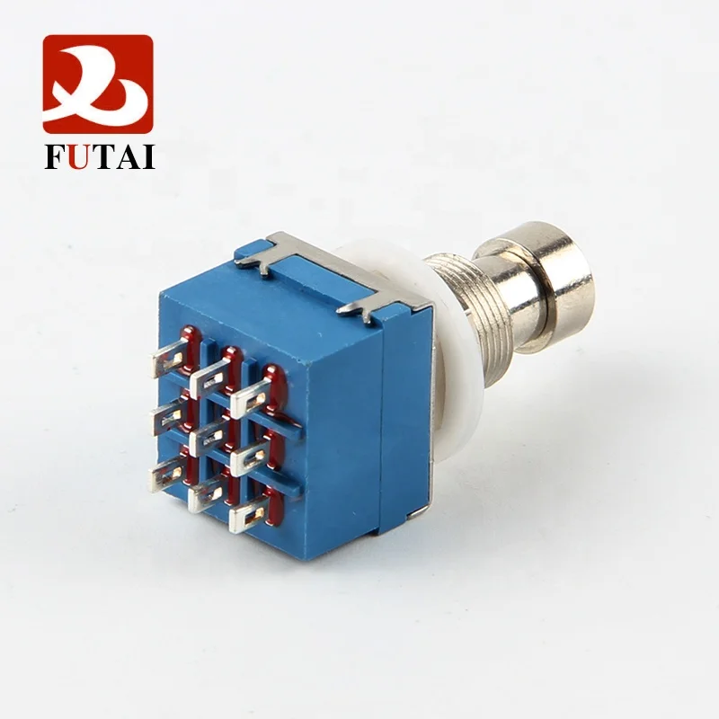 FS3PDT-PRO 3PDT Latching Solder Lug Footswitch