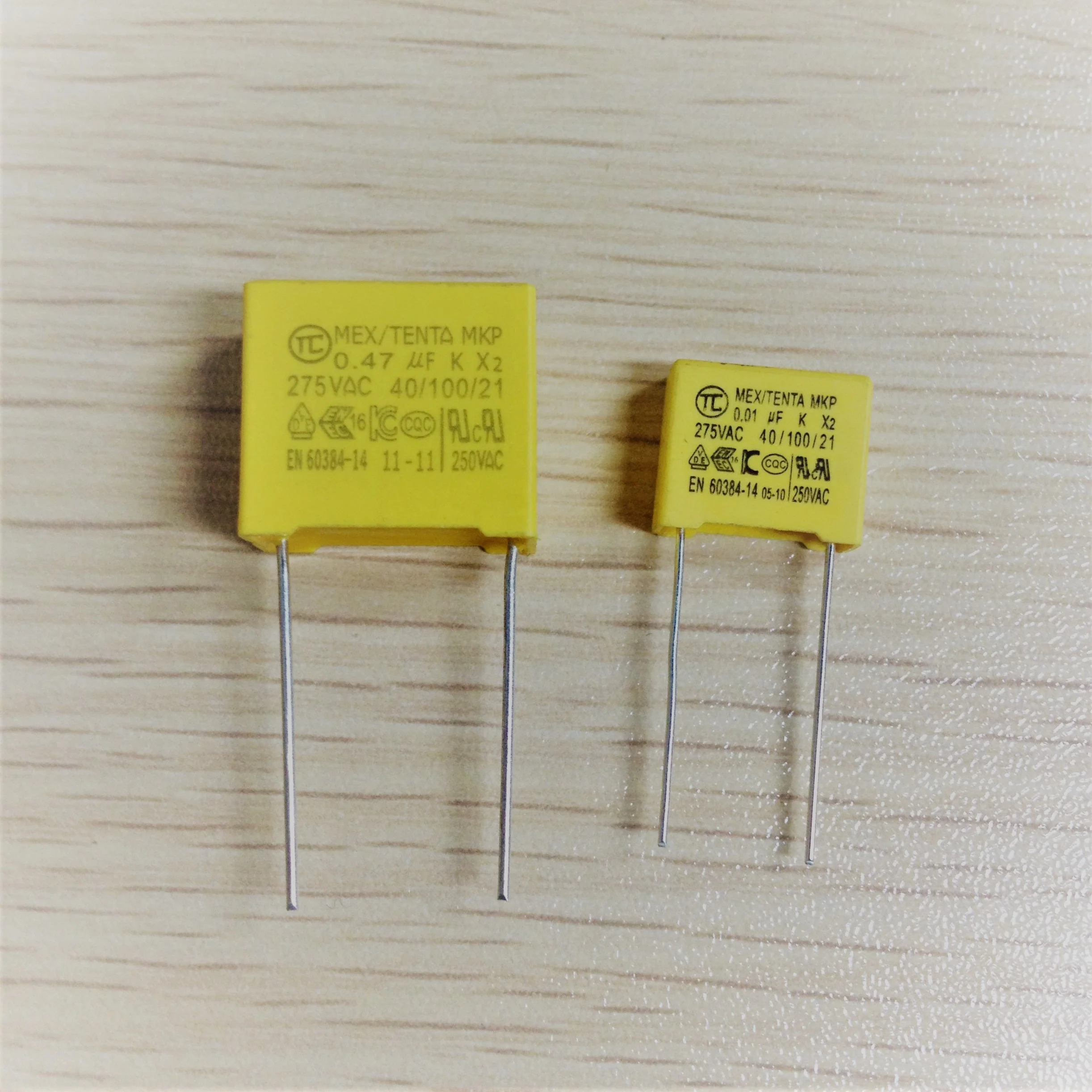 275V 0.47uF  lead pitch 10mm MKP X2 Capacitor Film Capacitor