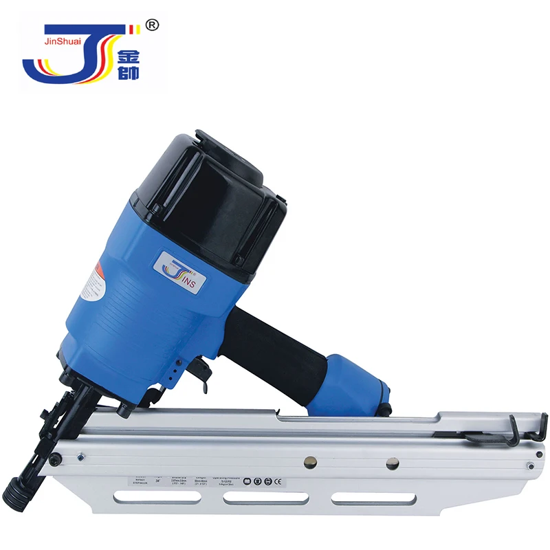 Pneumatic Nail Gun, Air Nailer 90mm, 21 Degree Plastic Framing Nailer RHF-9021