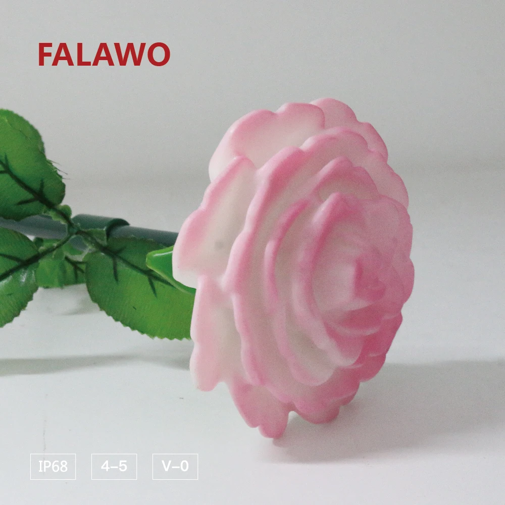 IP68 LED festival outdoor decoration RGB peony light muti color waterproof flower light