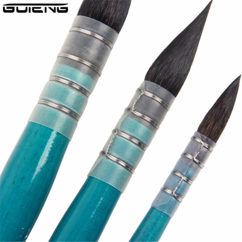Lootaan  Wholesale #0-12 Round Watercolor Brushes 100% Squirrel Hair Artist Brush Water Based Art Brush