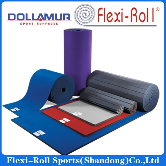 flexi roll gymnastic mat /gymnastics floor carpet /cheerleading mat