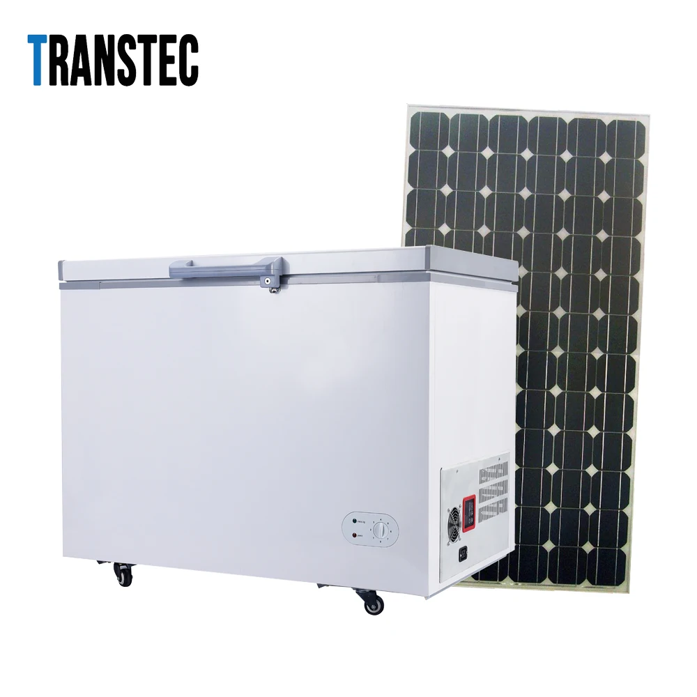 Energy-saving 100mm Foam Thickness Solar Deep Chest Freezer BD/BC 258H