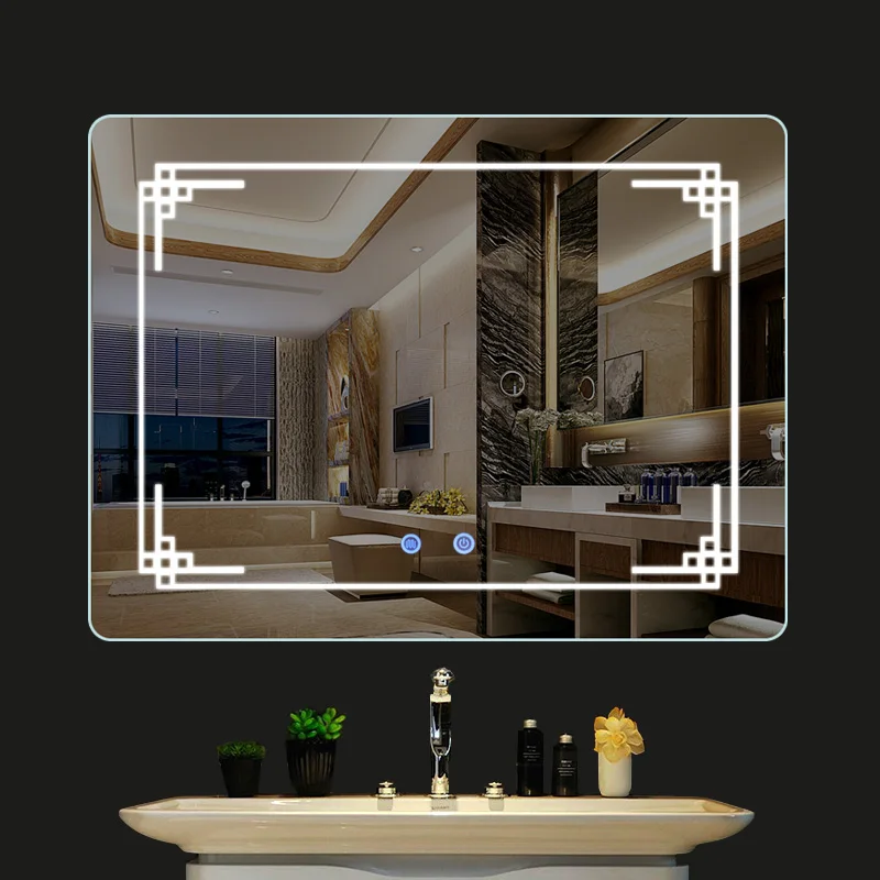 Wholesale Salon Illuminated Lighted Vanity Touch Sensor Switch Screen Smart Led Mirror