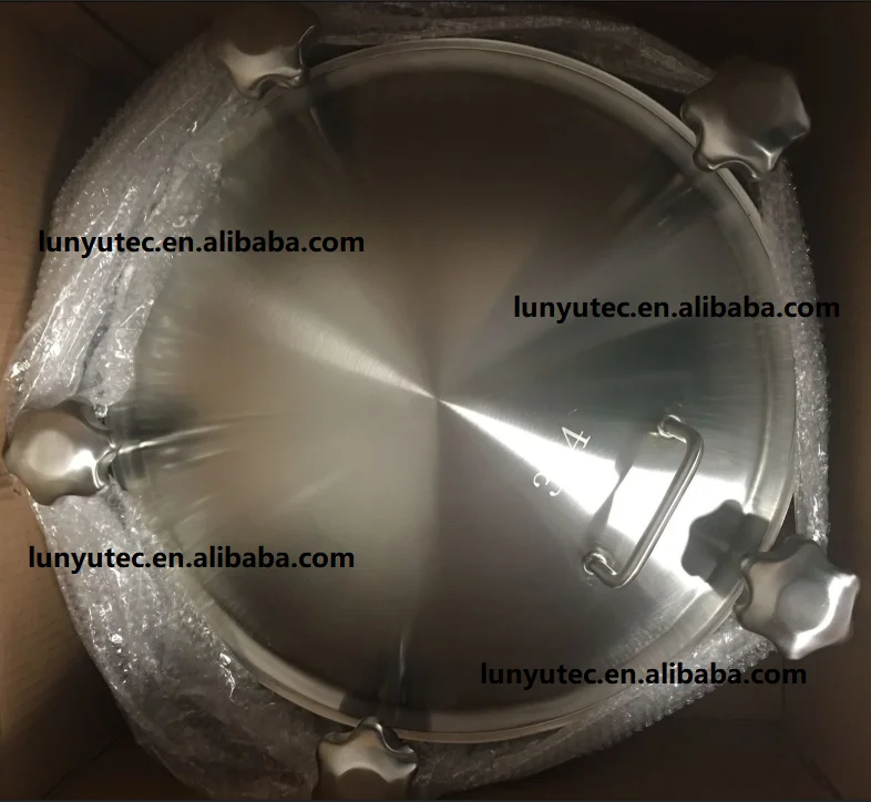
Stainless Steel Sanitary Round Outward Manway Cover With Pressure 