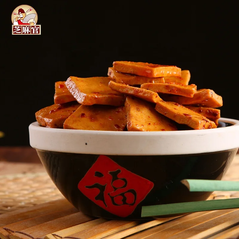 
Chinese Sell Well Bean Products Snack Food Spicy Tofu Snack With OEM 