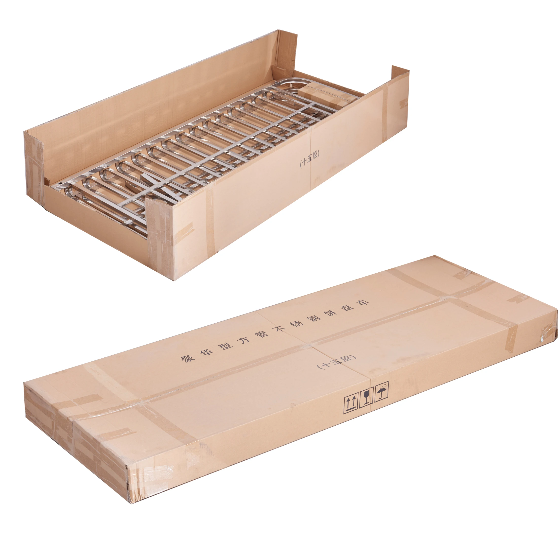 Kitchen Stainless Steel Food Service Tray Trolley Rack Trolley Cart Bakery Equipment