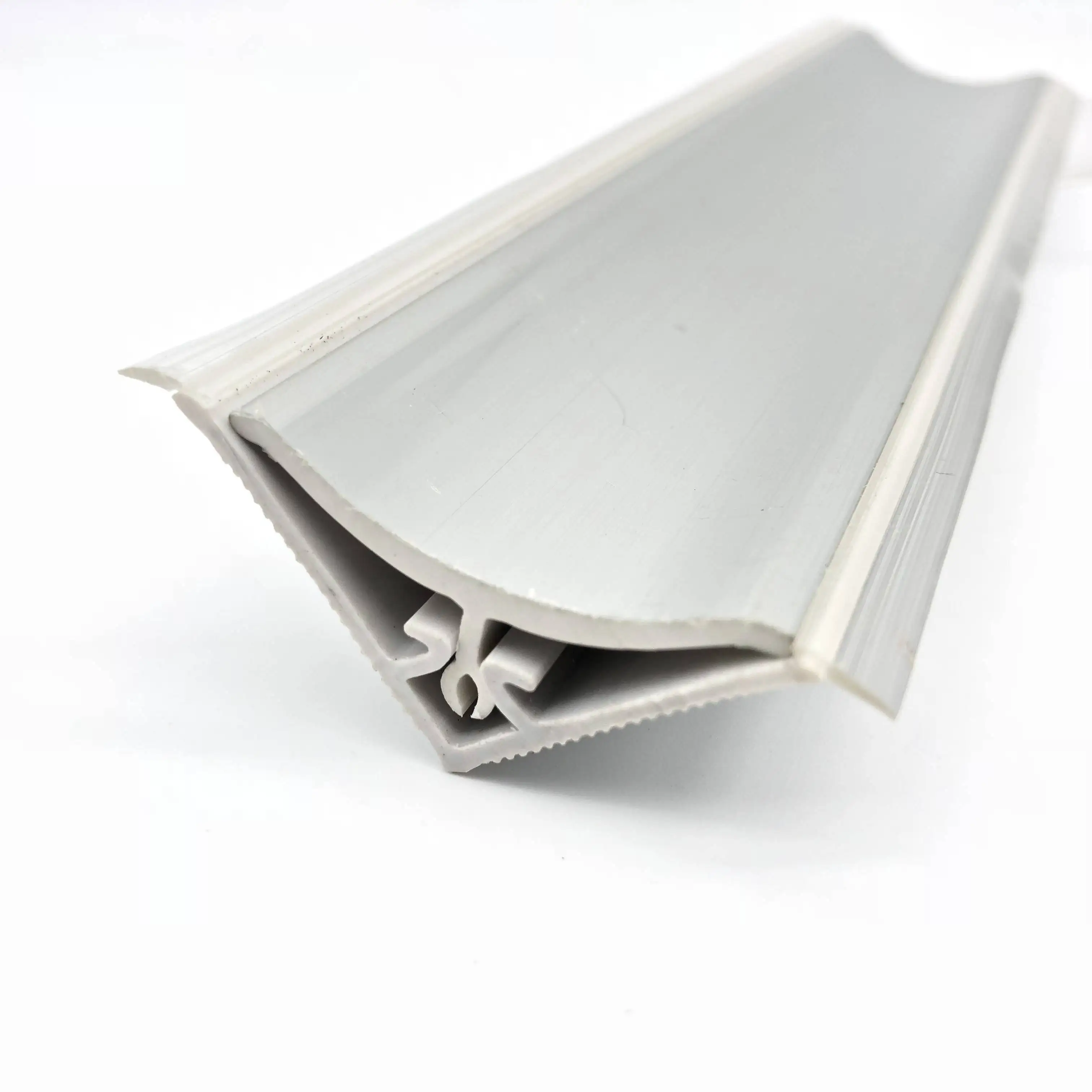 PVC Kitchen Plinth with Silver Color Single Layer PVC Kitchen Cabinet Plinth