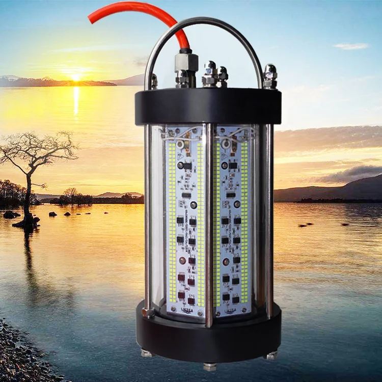 Hot selling led fishing cultivation lights 600W underwater fishing  lights commercial squid lure light