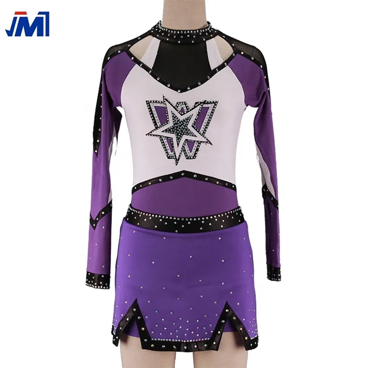 Костюм Чирлидера для соревнований девушек униформа школьной