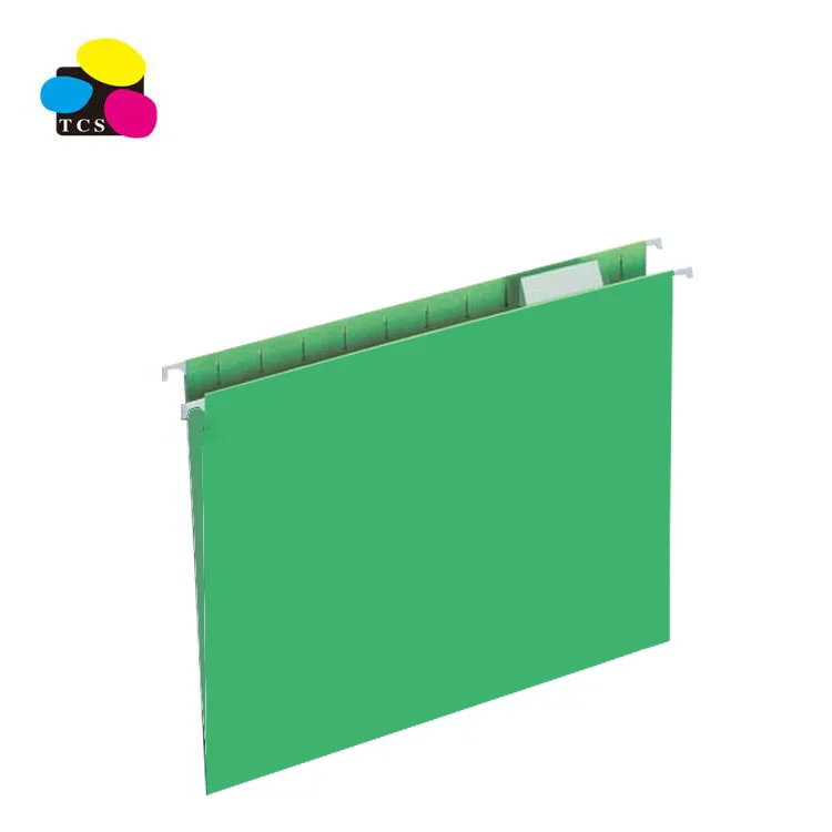Plastic Tabs and Blank Inserts in 25pcs/box Light Green Paper Suspension File Folders