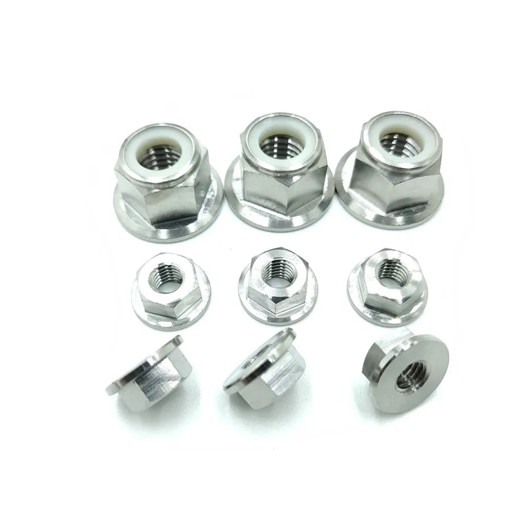 M10 titanium flange nut 5 weight