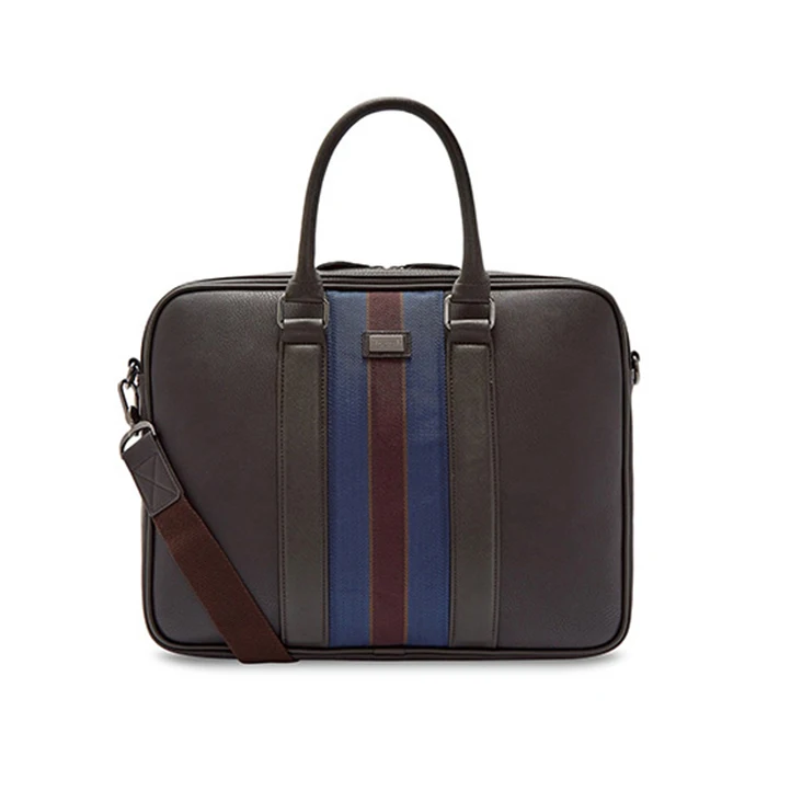 16 Inch Leather Business Briefcase Wholesaler Custom Logo Classic for Men Soft Bag 7-10 Days Jess Daniel Shenzhen Port TB18009