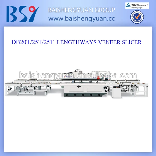 Automatic lengthways plywood veneer slicer machine/wood veneer slicer machine