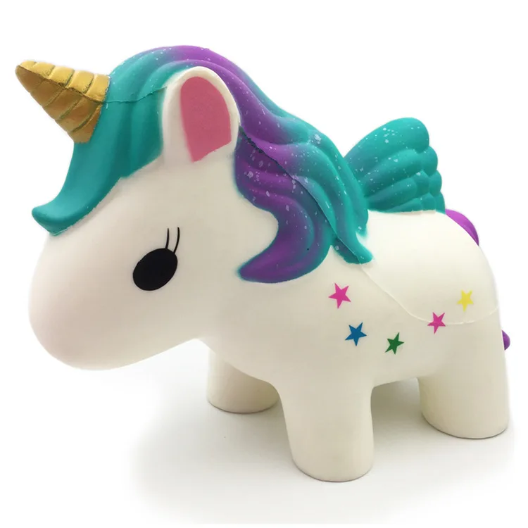 Kawaii soft slow rising PU Squishy unicorn squishy  fabbrica stress ball toys