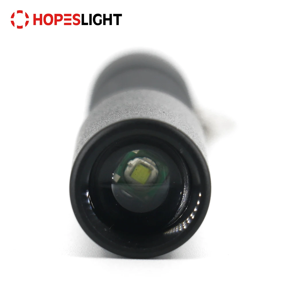 
Factory Mini Aluminum Metal LED Keychain Flashlight Keyring Torch with LED Light in Bulk 