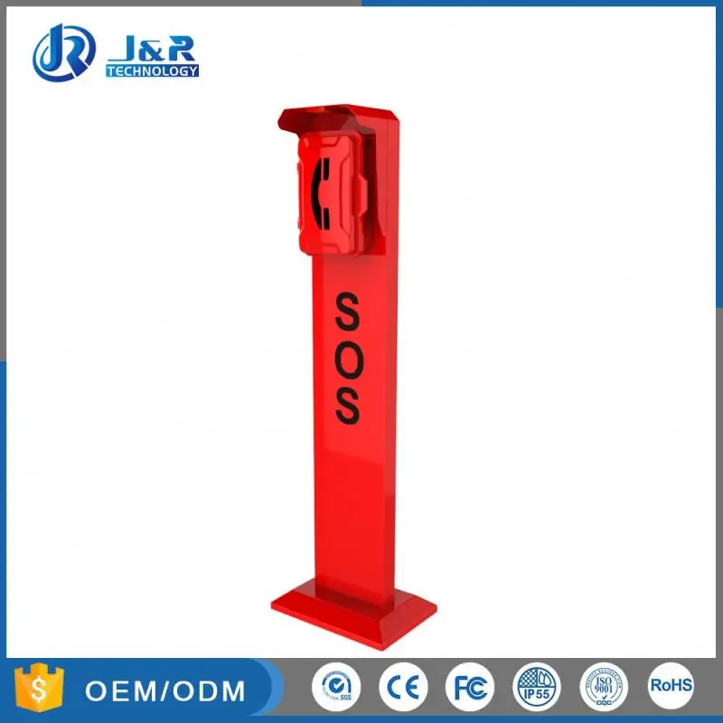 Открытый SOS Hotline телефон с подставкой столб аварийная коробка вызова всепогодные
