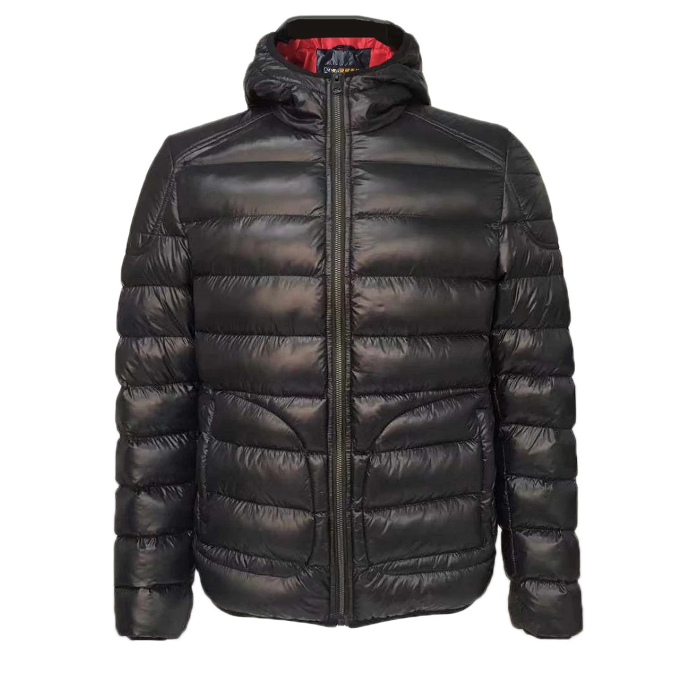 С капюшоном Стеганое пальто хлопок бомбардировщик куртка для зимы