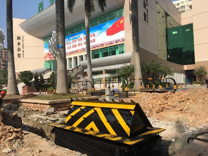 Heavy Vehicle Access Control Hydraulic Road Blocker Steel Tire Killer Traffic Barrier Flexible Anti-Terrorist Access Control