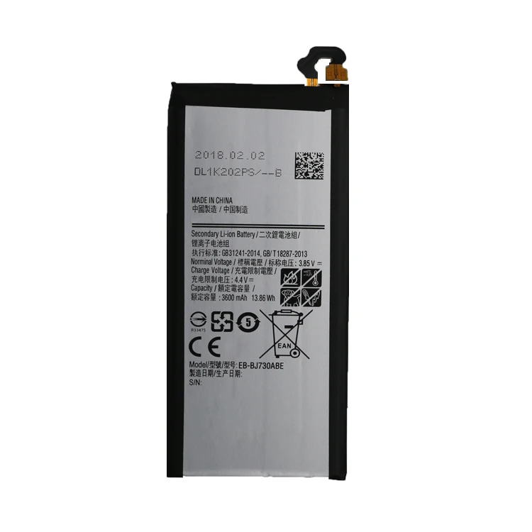 Factory Price Wholesale Mobile Phone Standard Replacement Battery for Samsung J7 2016 EB-BJ730ABE