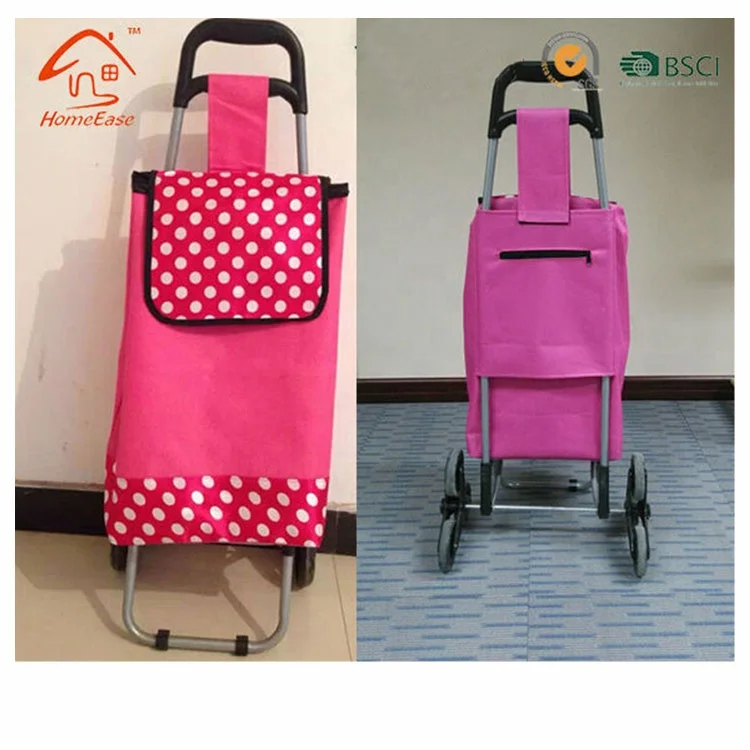 Wholesale foldable shopping Vegetable Shopping Trolley Bag