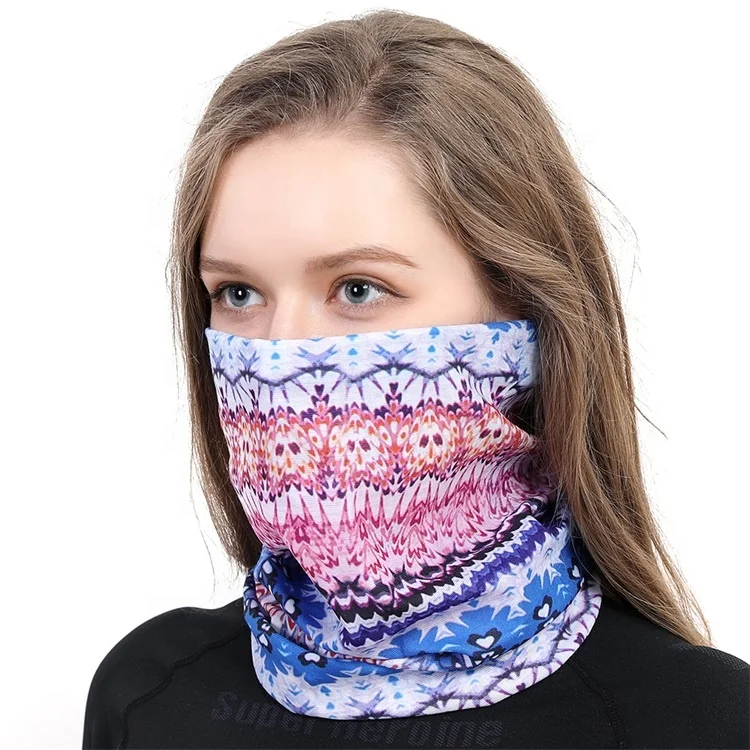
2019 Digital Custom Fashion Various Man Fashion Scarf Balaclava, Cooling Seamless logo designed Bandana 