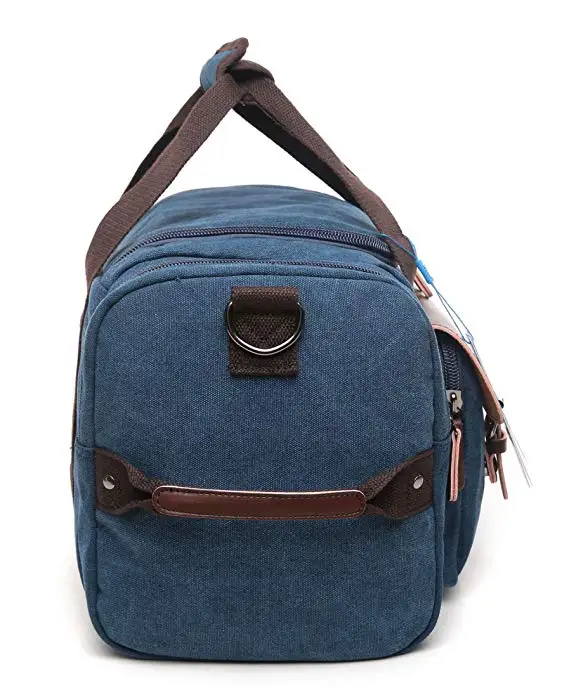 
Leather Overnight Bag Travel Carry on Duffel Sports Weekend Tote Bags 