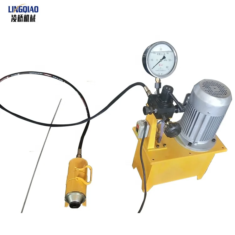 700 bar plunger power station prestressed hydraulic electric oil pump