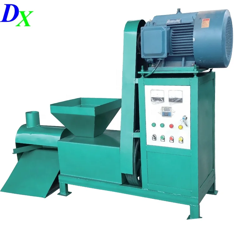 wood rice husk sawdust pini kay briket press machine