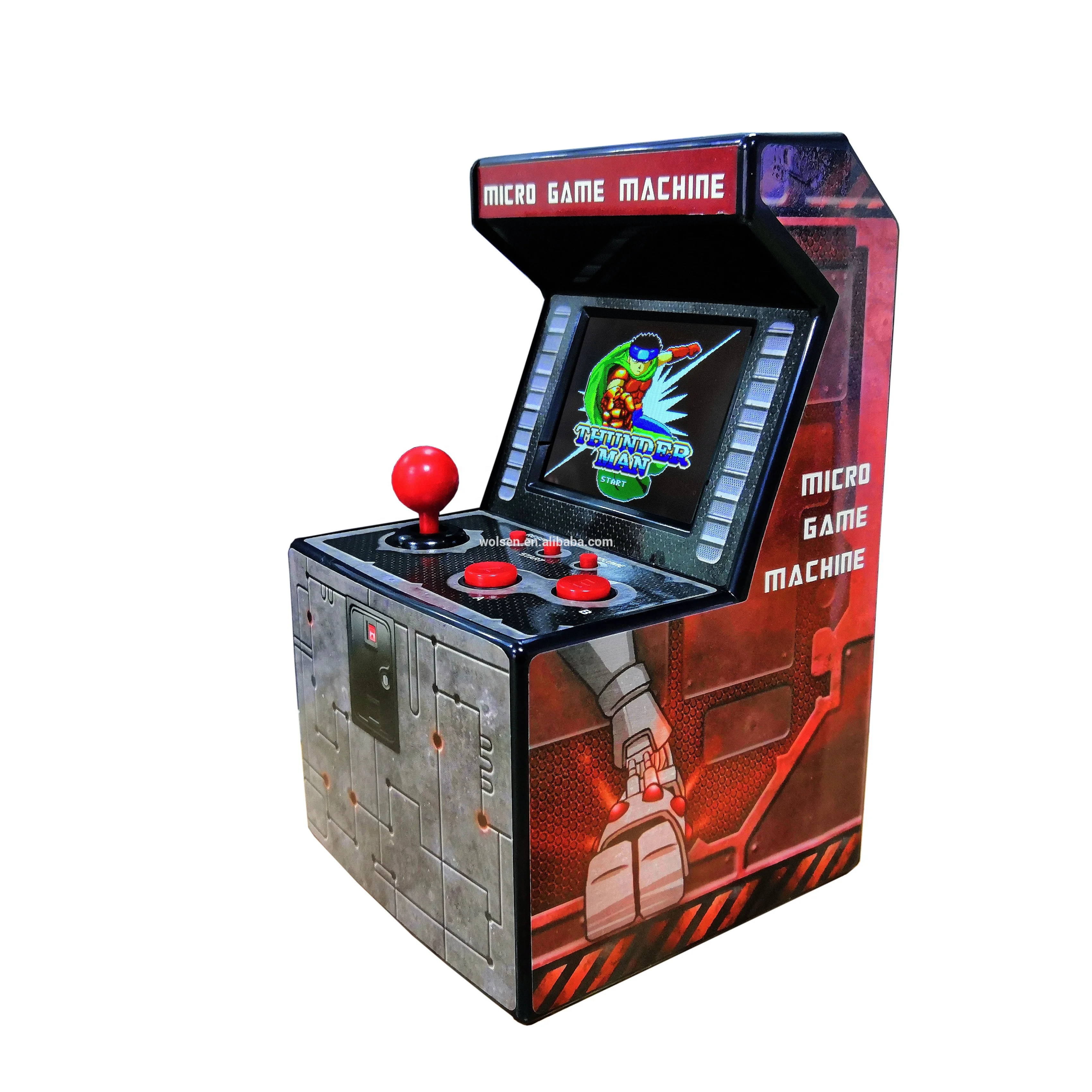 Мини-Аркада WOLSEN 8 бит, 2,5 дюйма, ретро аркада, портативная игровая система, игровая консоль с 300 классическими играми