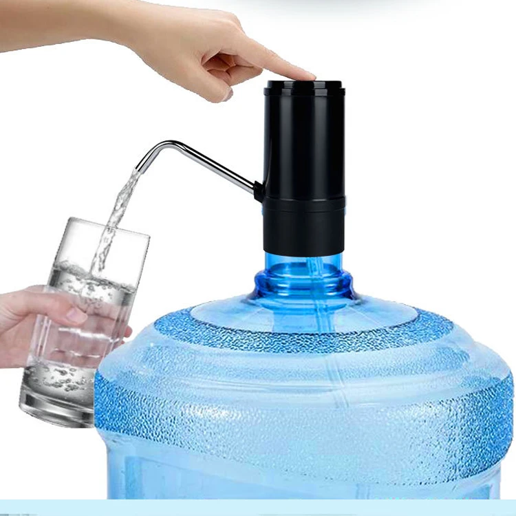 Intelligent wireless portable press electrical water bottle pump