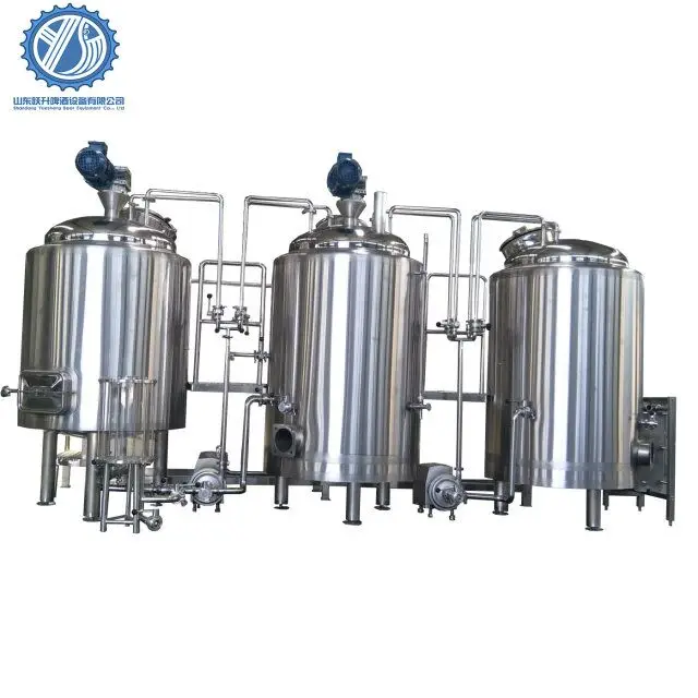 Conical fermenterJinan China beer fermenter set fermenter with cooling jacket