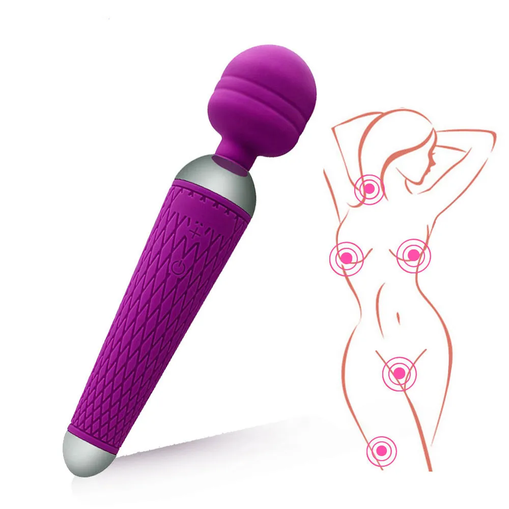 Powerful AV Wand Vibrator Multi Speeds Clitoris G Spot Stimulation Erotic Toys Personal Massager Wand