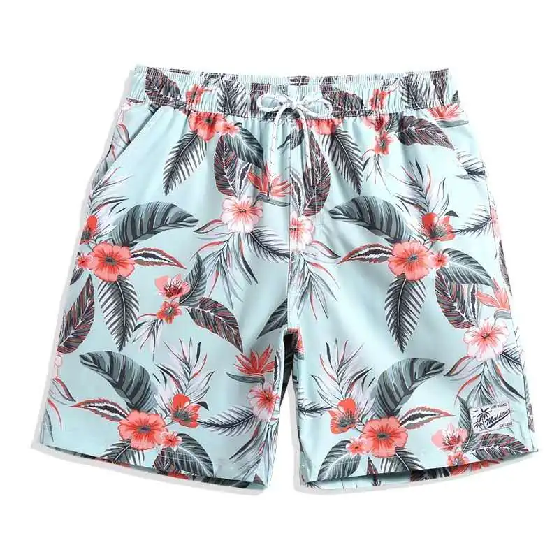 
228T 100% nylon taslon fabric with screen print for beach shorts 