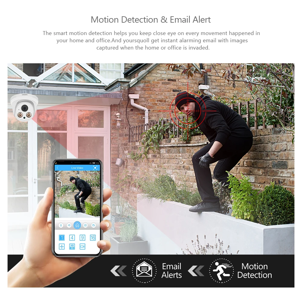 Factory Wholesale Surveillance Camera 2MP Dome CCTV Warm light Camera 4CH POE Camera NVR Kit