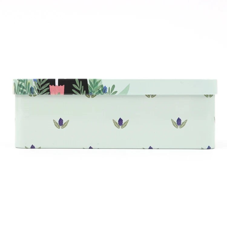 
China Factory Gift Cartoon Metal Tin Pencil Box for Students Pen Tin Case 