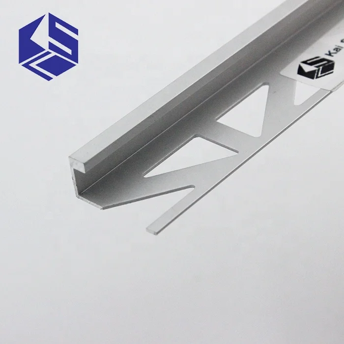 L shape All in one corner protective edge finished metal ceramic tile trim