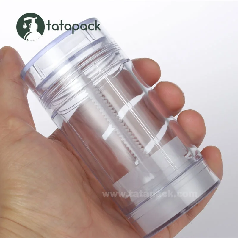 6g 15g 75ml plastic gel empty deodorant stick container 50ml 30ml cosmetic round twist up tubes packaging for deodorant stick
