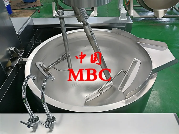 
Industrial Steam Jacketed Kettle for Sauce 