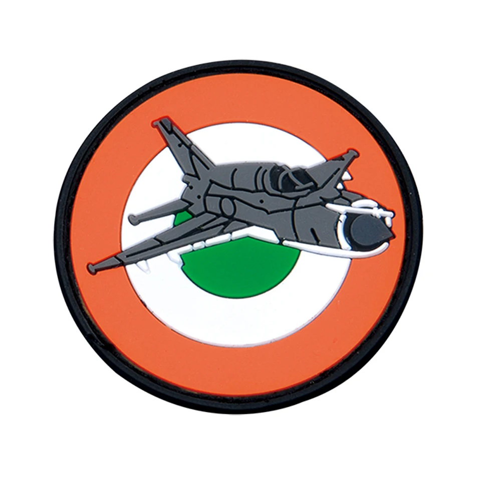 Indian Custom 3d Or 2d Aircraft Motorcycle Biker Pvc Rubber Patch On Sale