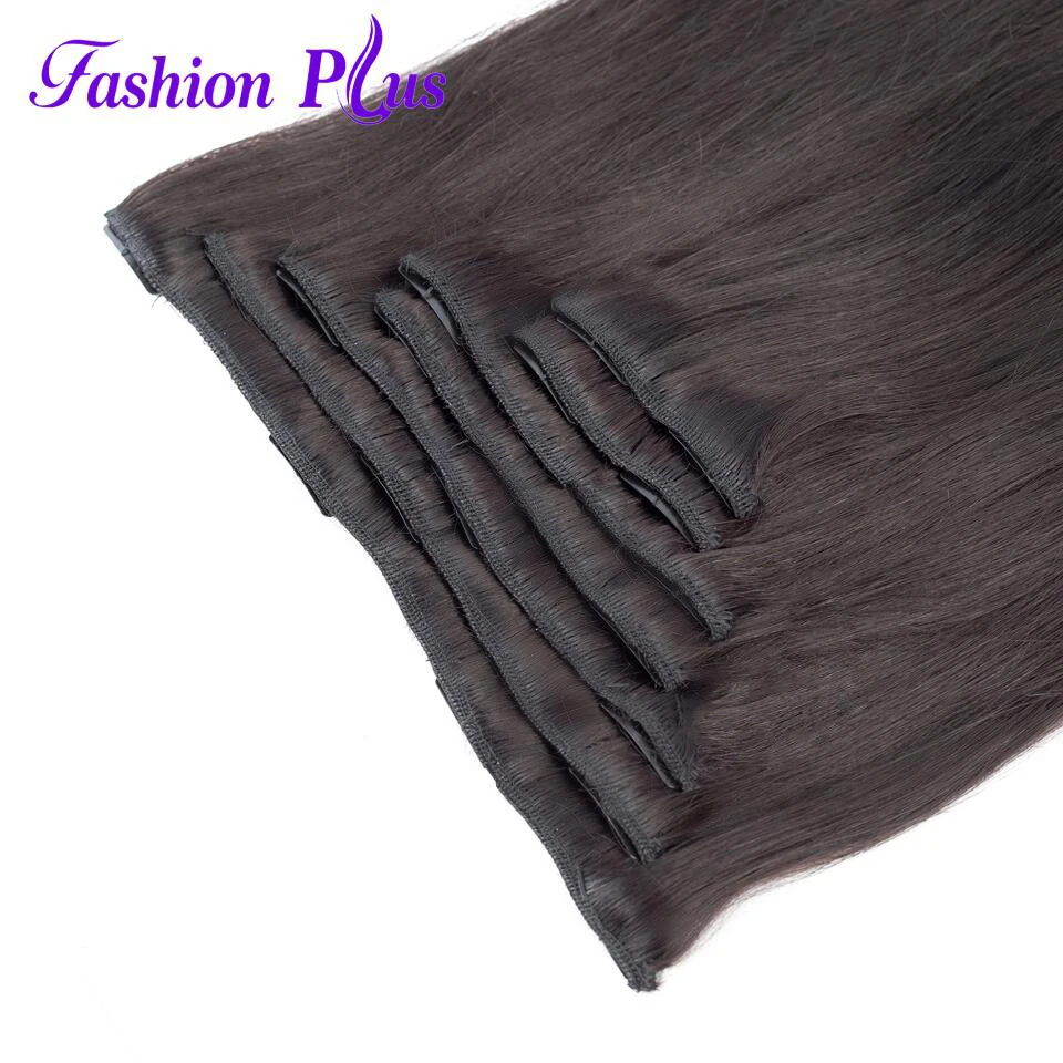 Clip in Brazilian Virgin Remy Human hair extensions