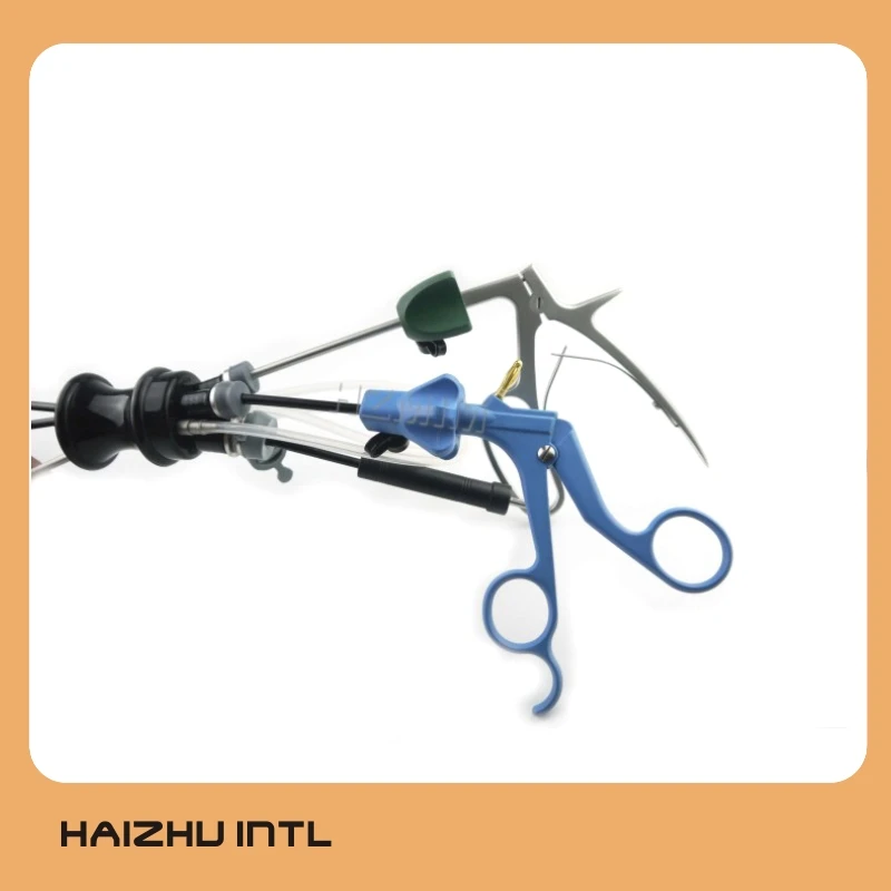 Изогнутые одноступенчатые инструменты для лапароскопии для однопортовой хирургии