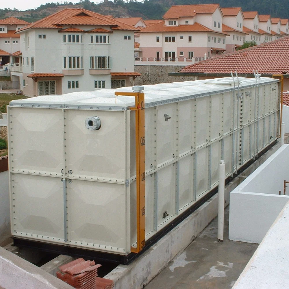 
Fiber Glass Sectional Water Tank Storage Frp 100000 Liter Grp Watertank 