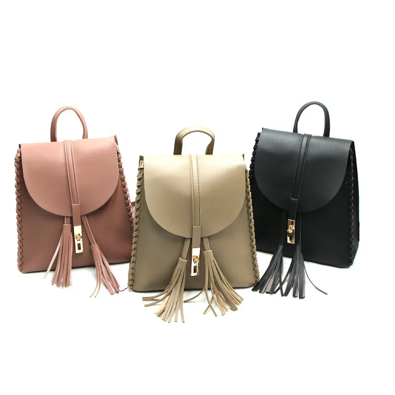 new design backpack for women supplier hot selling bags lady leisure travel backpack for 2024